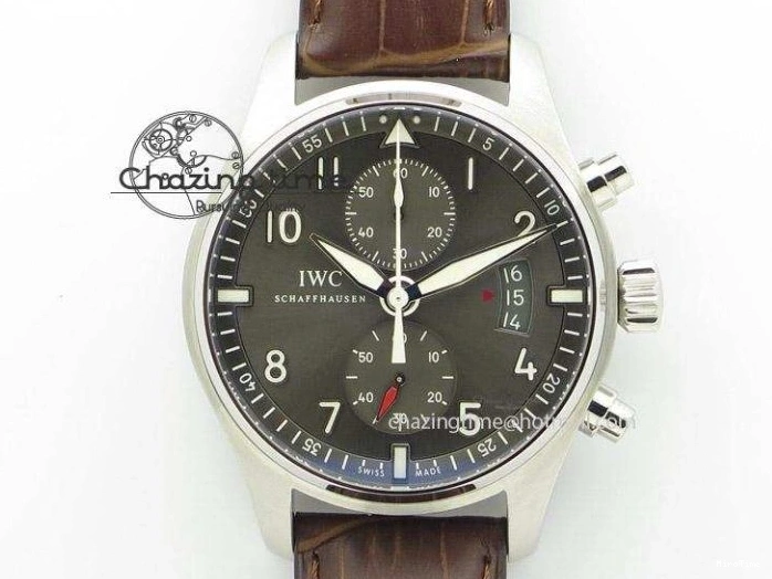 MIROTIME 1230 SunProtective Big Pilot Real PR IW500910 “Patrouille Suisse” ZF 1:1 Best Edition On Gray Nylon Strap 7278